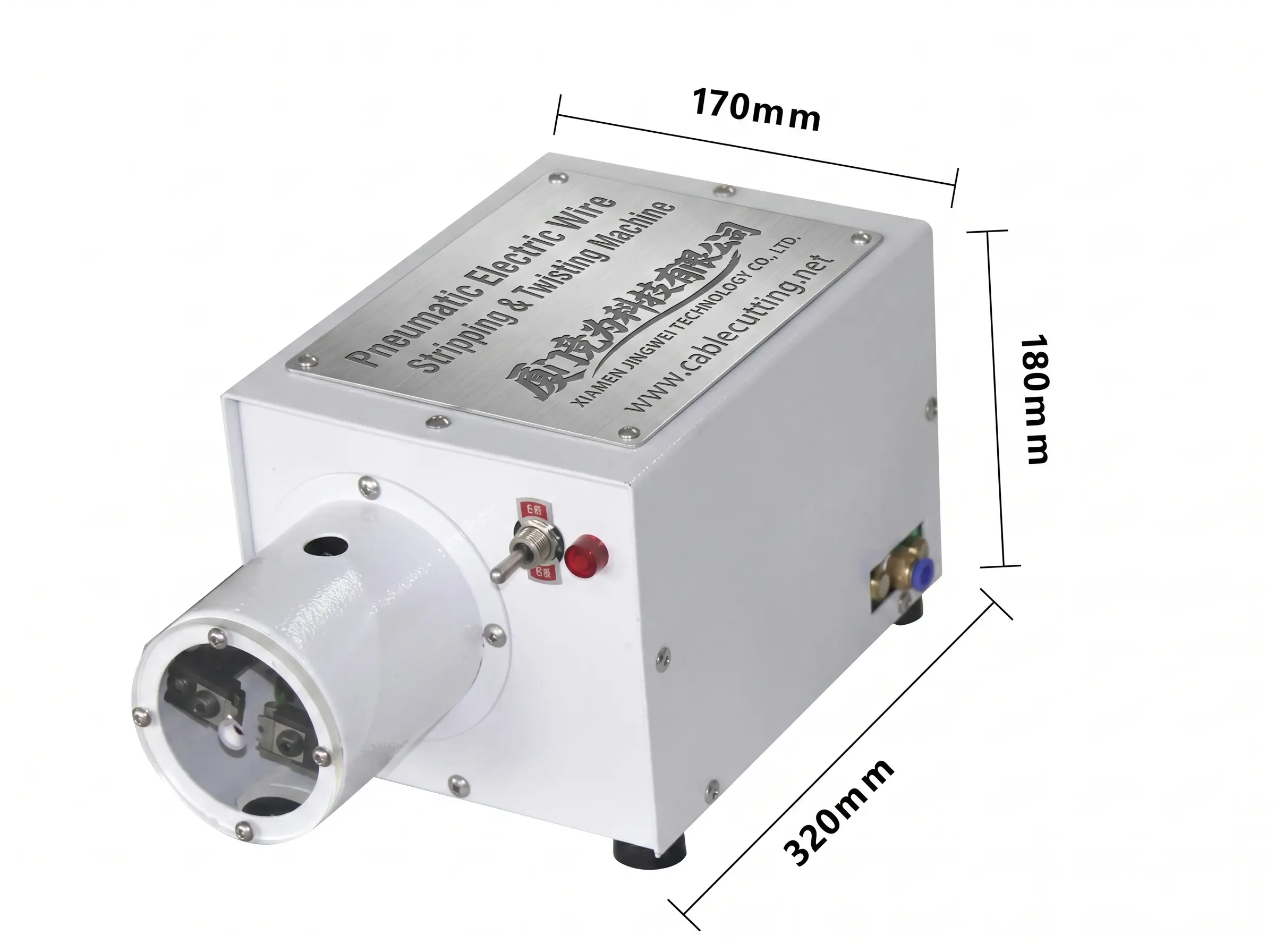 半自動氣動電線剝線扭線機 WPM-200 | 高效線束加工解決方案