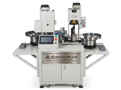 全自動絕緣端子壓接機 帶護套端子鉚接 型號 WPM-R8B