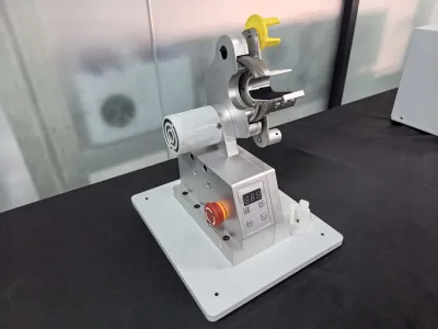 高效立式布帶纏繞機，適用3-25mm線徑，可調速度JW-25W