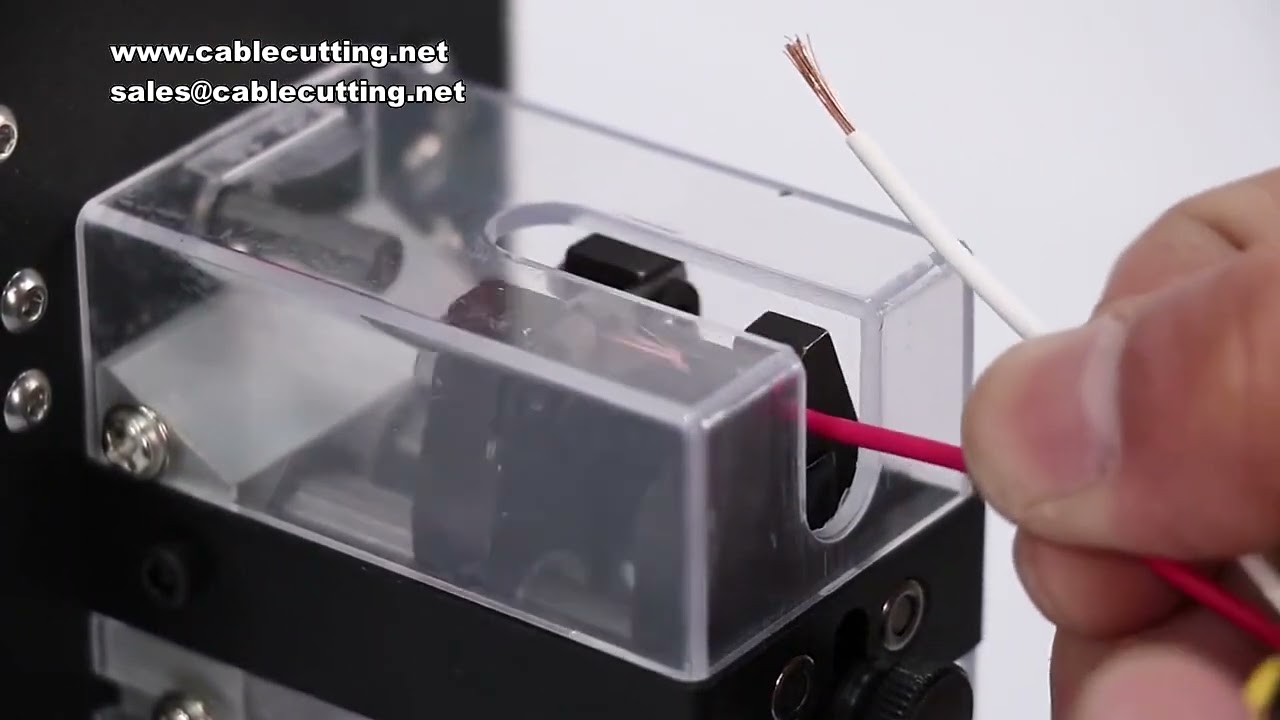 1 20mm 0.03-4.0mm² JST 電感應剝線機｜半自動高精度細線剝皮設備