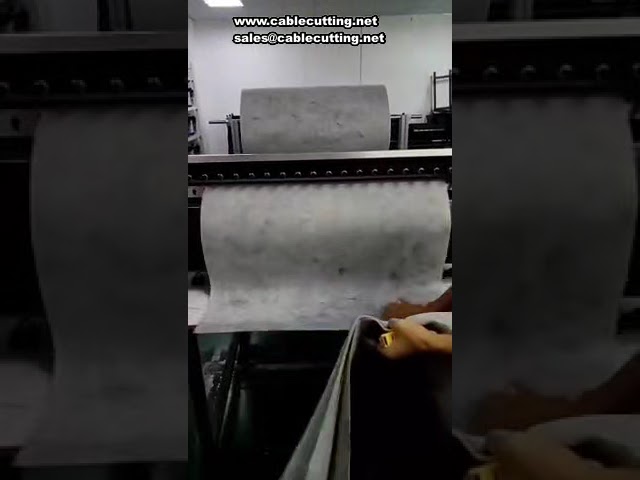 植絨不織布自動裁切機｜高效布料邊緣裁斷設備