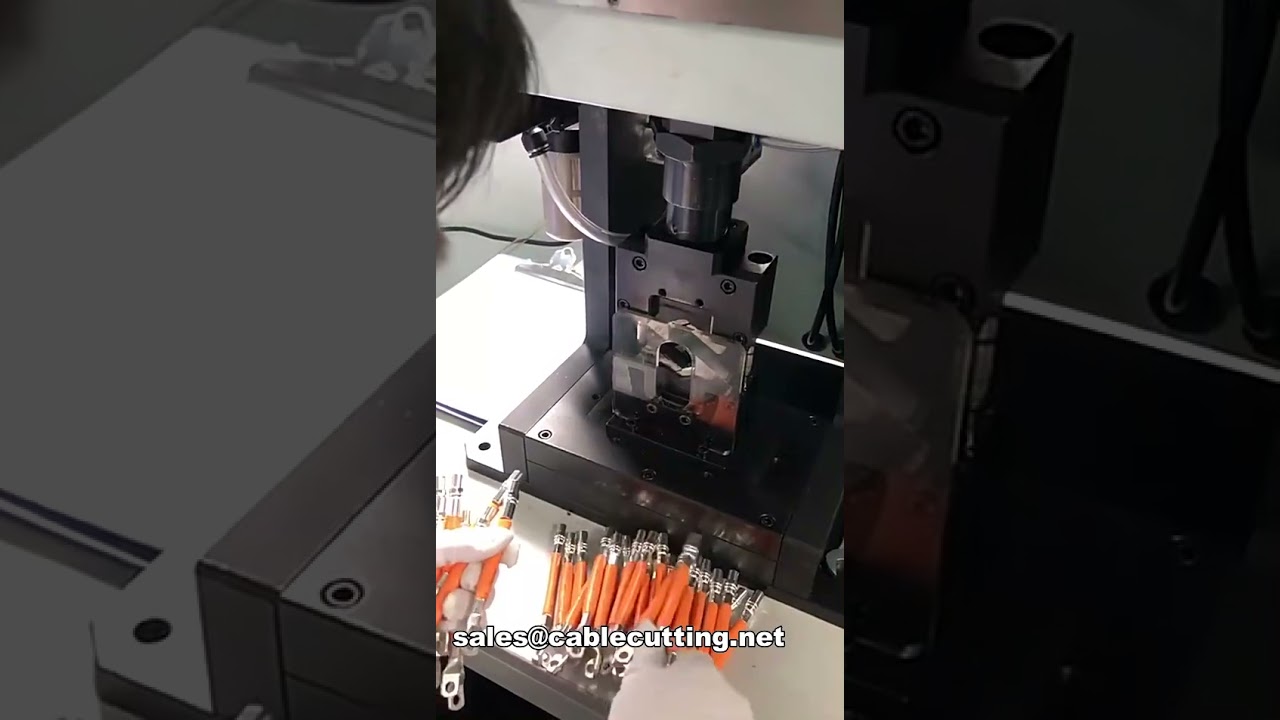 電池端子壓接機 WPM-50T｜高效自動化線束加工設備