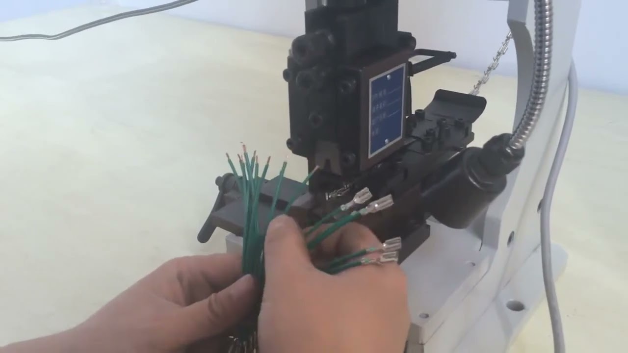 自動端子壓接機｜可選水平/垂直/單粒模具｜1.5T-2.0T電線專用