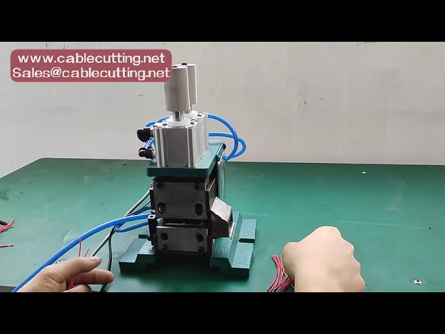 氣動剝線機｜電纜製造設備｜手動氣動剝線工具，高效精準剝線