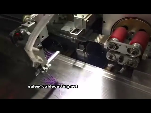 雙頭自動裁線剝線壓接沾錫機｜高效線束加工解決方案