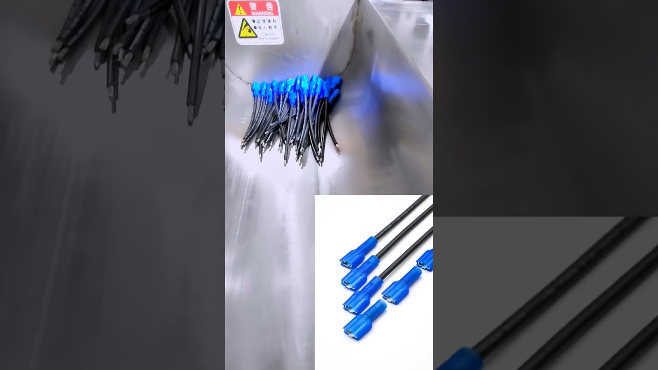 鬆散式絕緣端子線束加工機 #機器 #工廠