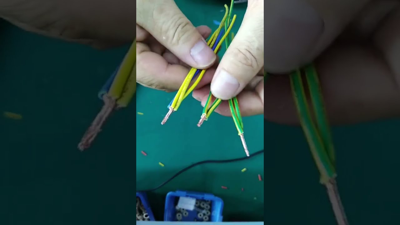 手持式電線扭線機操作展示｜工廠自動化設備 #工廠 #機械