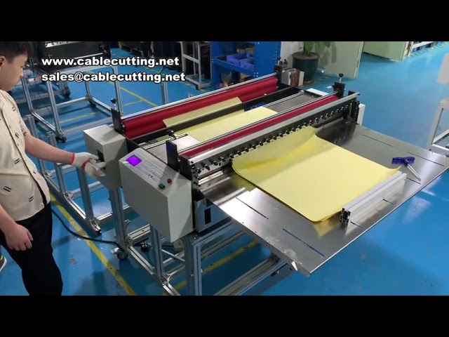 自動裁紙機｜包裝紙自動裁切機｜隔離紙裁切設備