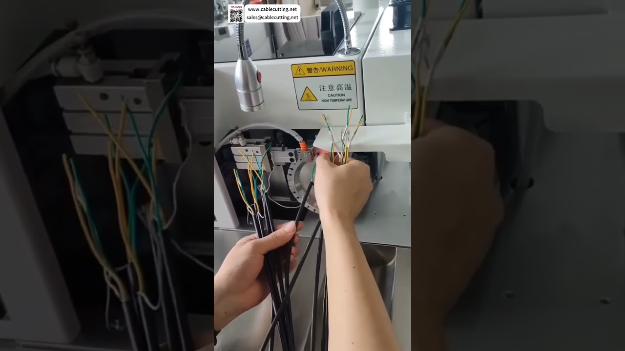 全自動熱縮套管烘烤與列印一體機｜高效整合型熱縮加工設備