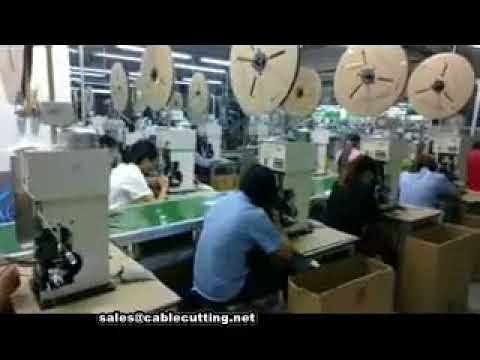 半自動剝線壓接機｜高效線束加工設備