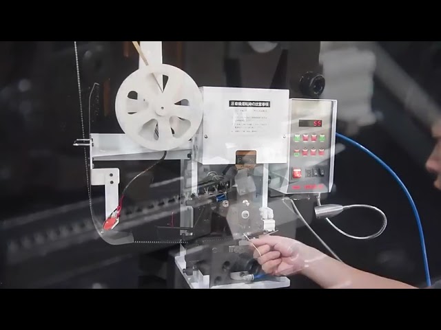 半自動剝線壓著機｜Molex JST XH端子壓接機｜高效線束加工