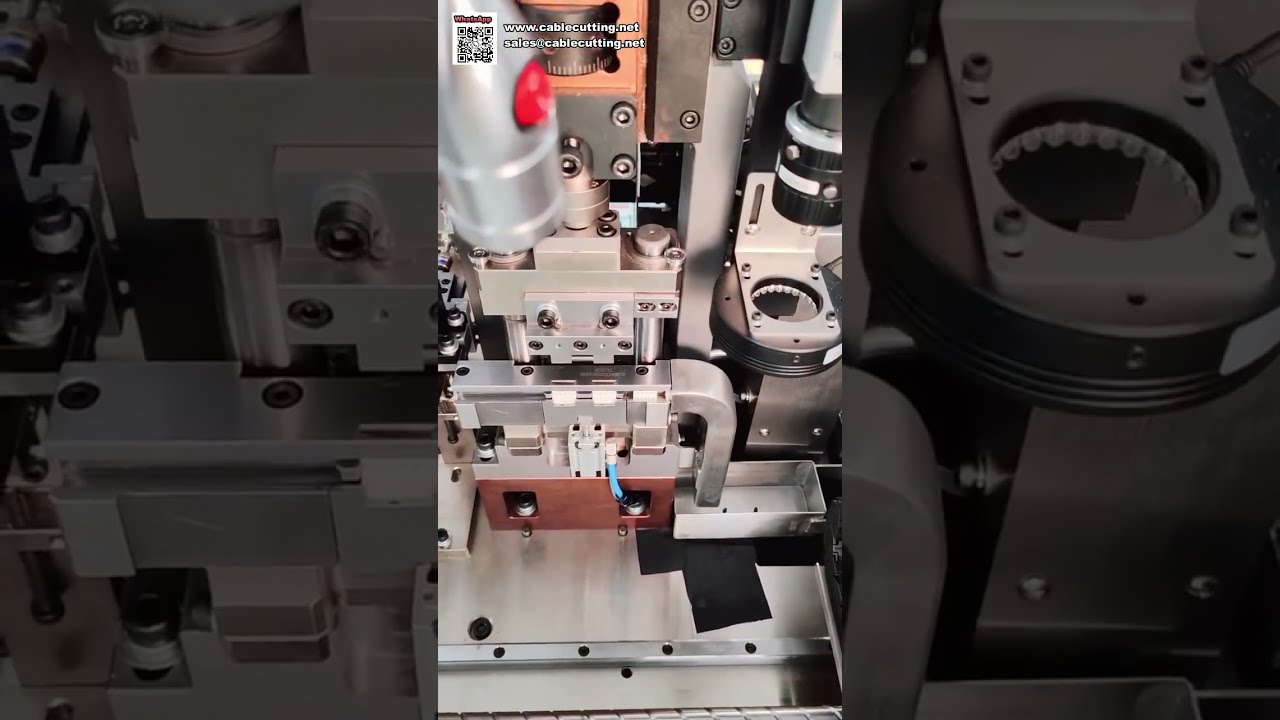 高精度全自動IDC刺破端子壓接插入機