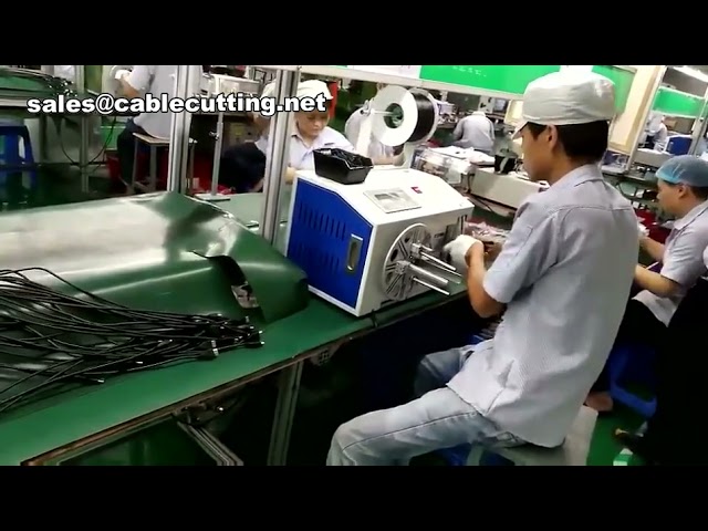 DC直流電纜繞線捆紮機｜電源線自動繞線捆紮機 提升工業自動化效率