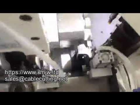 Automatic Cable two Ends Crimping Machine With Wire Cutting And Stripping