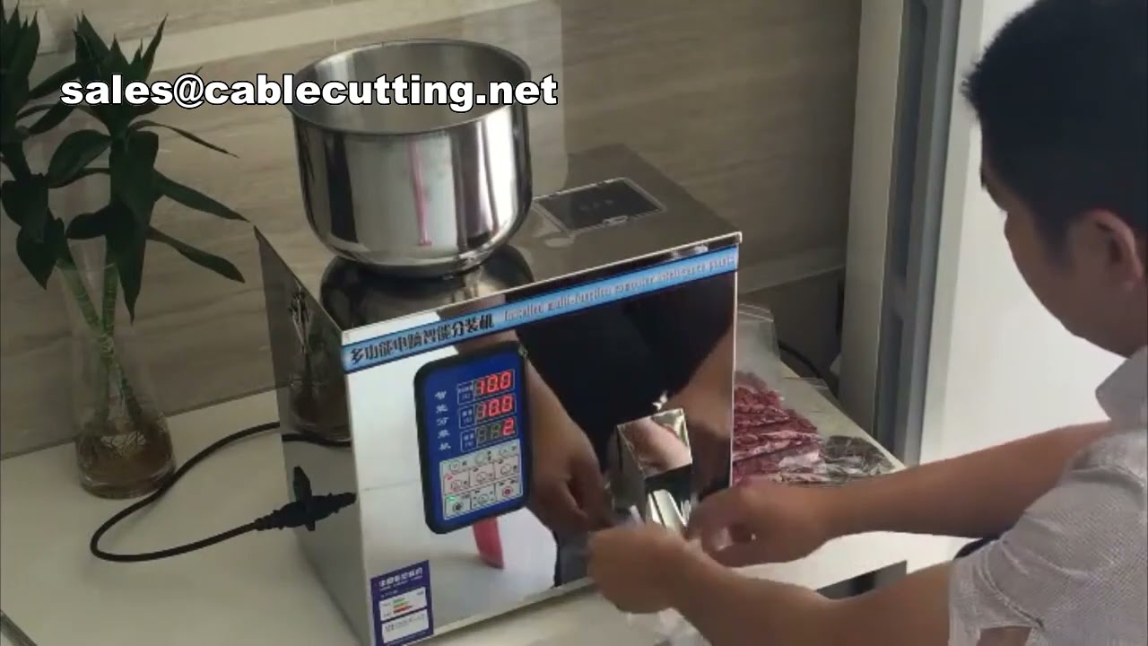 電動水平式可攜漂白粉填充機｜粉末包裝設備｜高效自動化生產