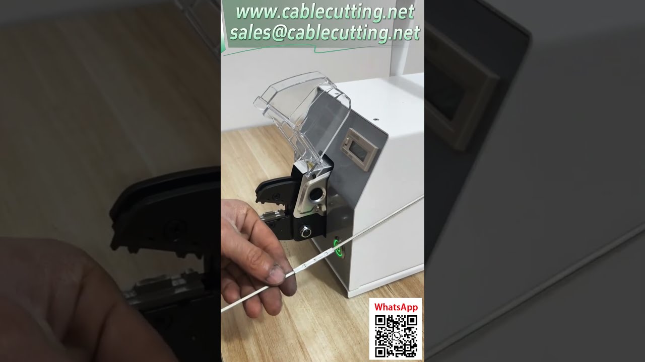 【20EC電動壓接機】客製模具壓接鐵線圈扣｜支援多種端子壓接
