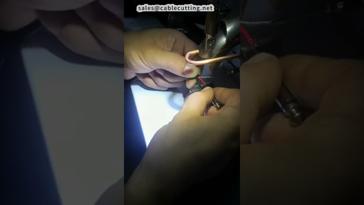 半自動DC插頭焊接機｜萬用治具實際操作展示