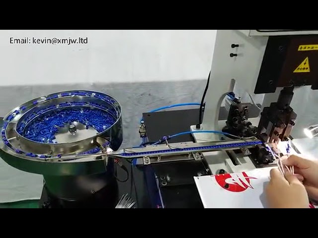 智能振動盤自動送料單粒端子壓接機｜高效自動化線束加工設備