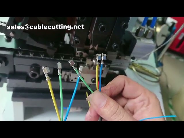 具剝線功能的端子壓接機｜自動剝線壓端子一體機，提升產線效率