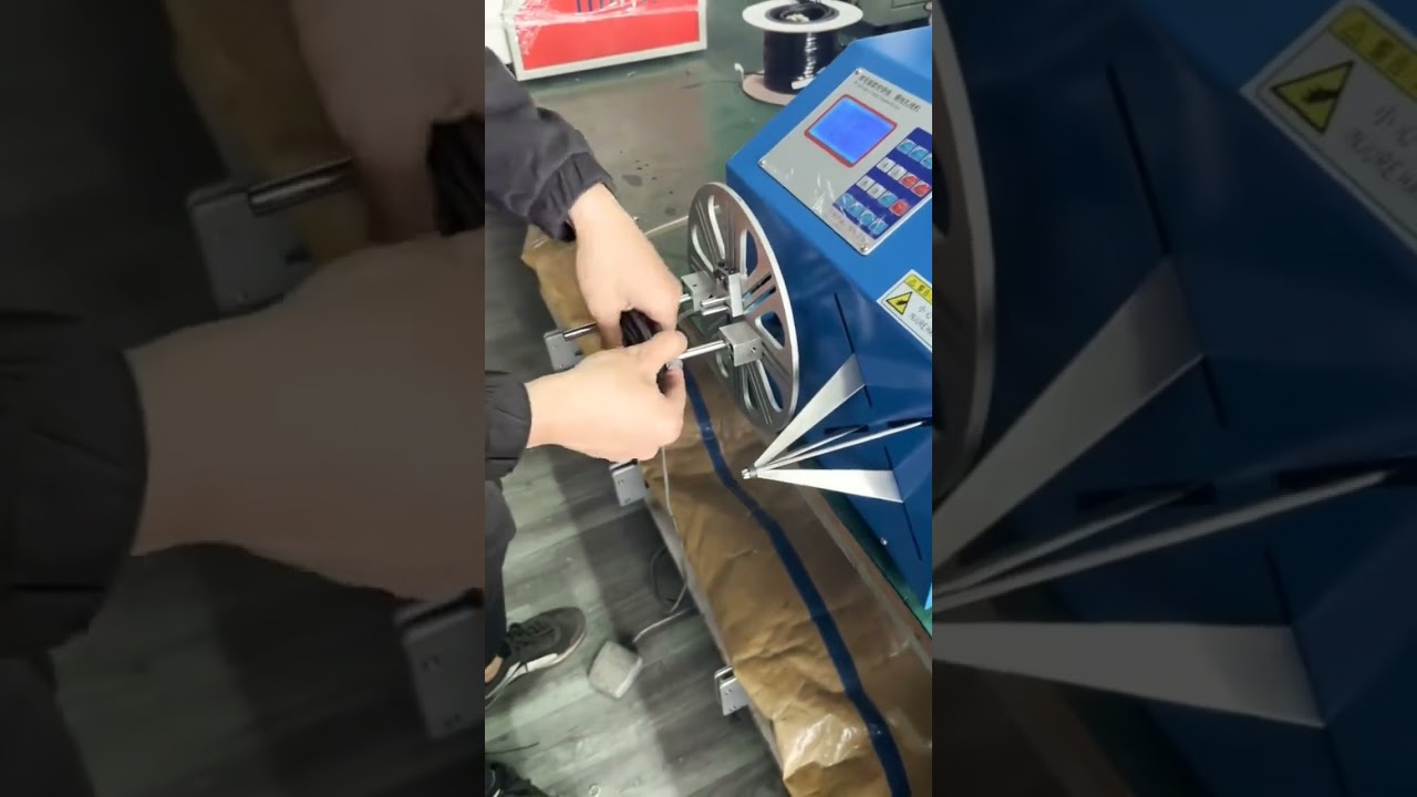 數據線自動繞線與擴線機 #機器 #電纜剝線機 #汽車 #DIY