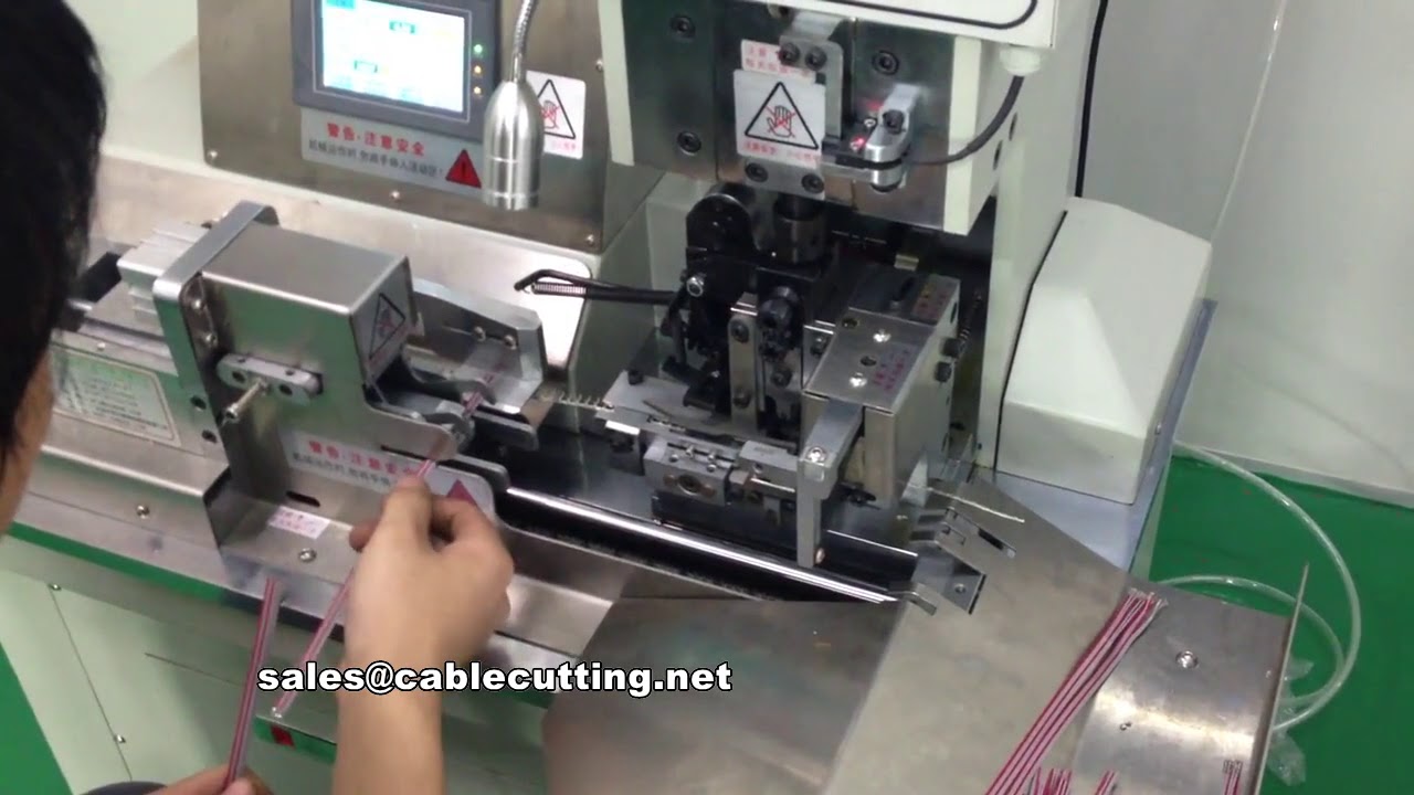 扁平排線分線與端子壓接自動化設備 | 高效線束加工機