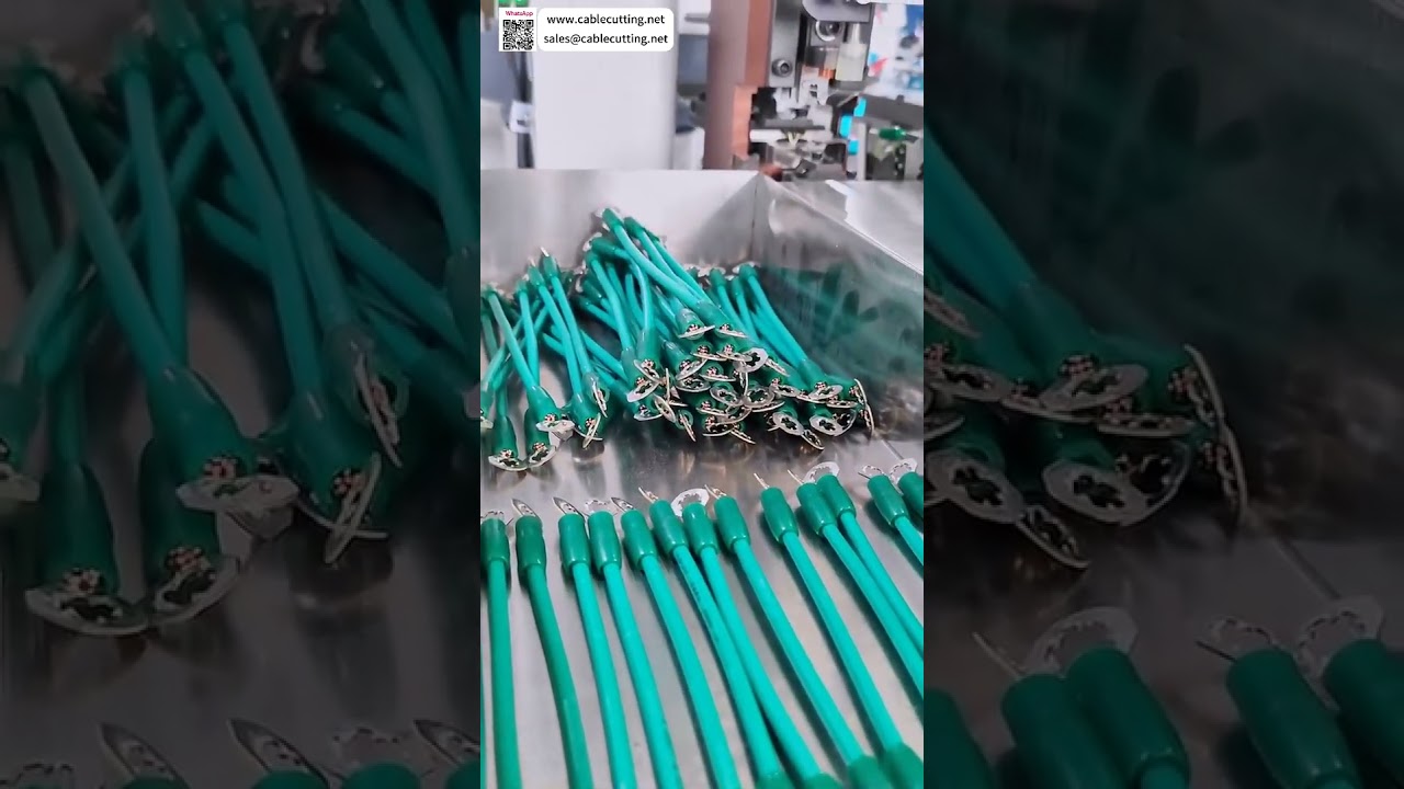 雙頭端子壓接與外殼插入機｜自動線束加工工具，提升生產效率