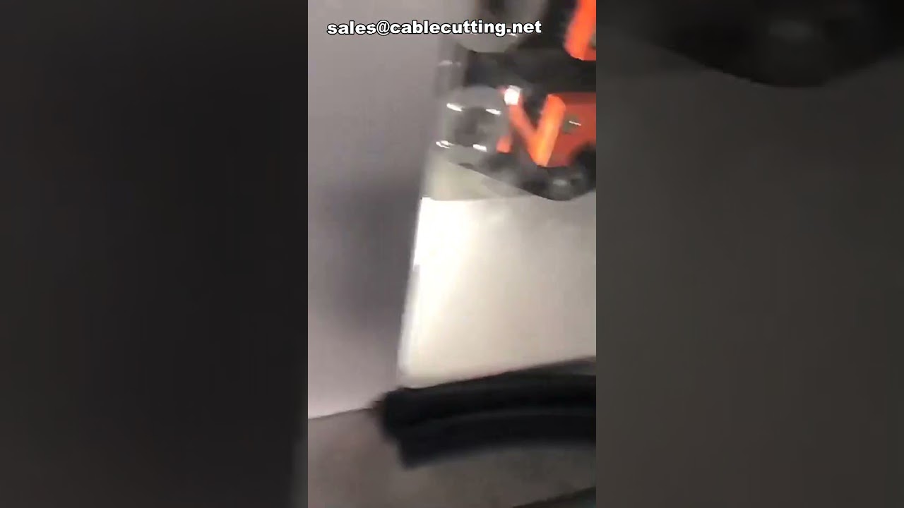 高效能橡膠PVC裁切機｜波紋管切割機｜管材裁切設備