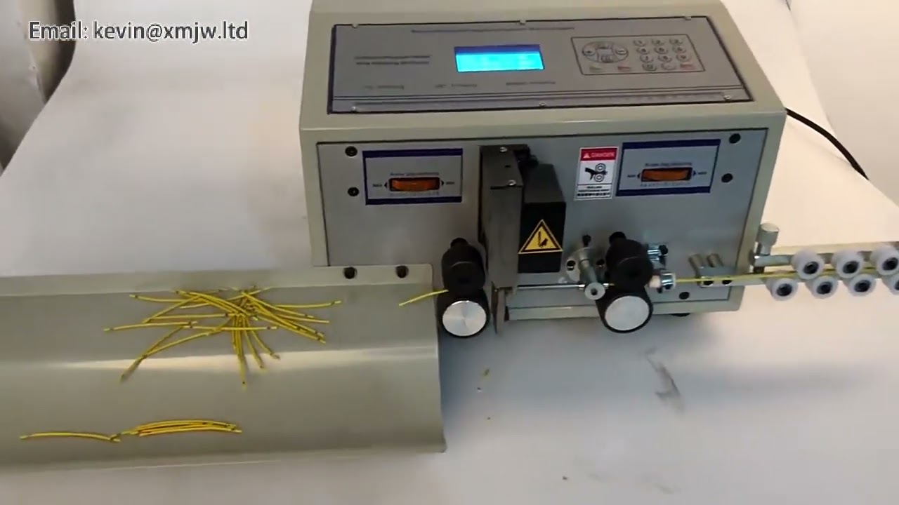 電腦化電線剝線機｜雙線剝皮切斷機｜高效自動化線材加工設備