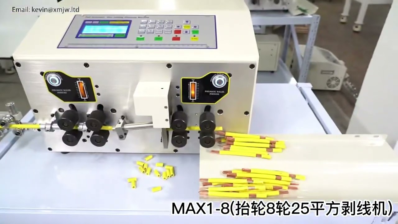 0.2-25mm² 自動剝線裁線機 SWT508MAX｜PVC、鐵氟龍、編織線、玻璃纖維線專用