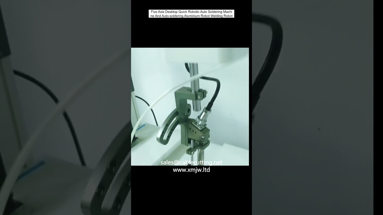 五軸桌上型快速自動焊接機器人｜鋁材自動焊接與精密焊錫機