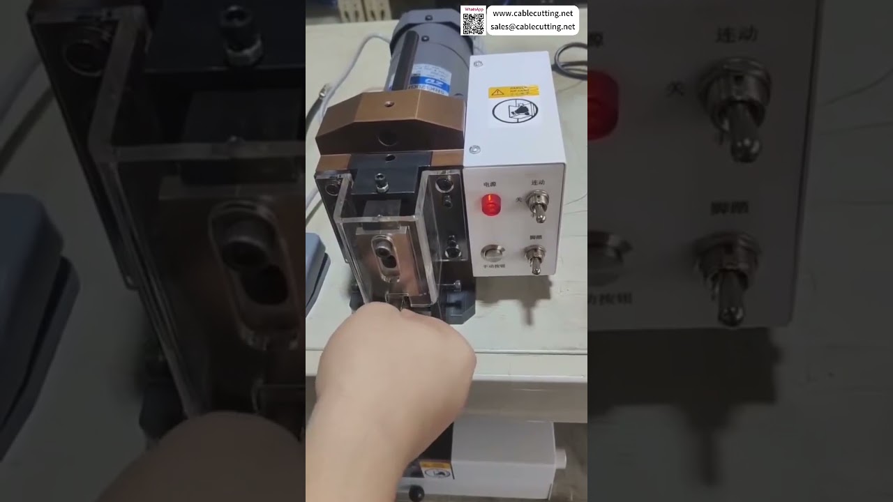 水晶頭壓接機設定操作流程自動化系統滾輪工具方法