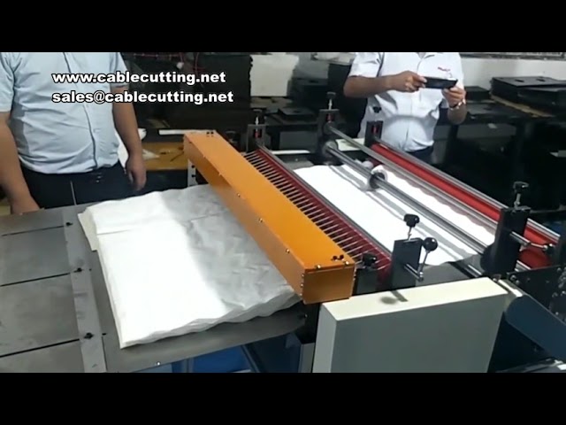 自動棉花裁切機｜定長切割設備｜高效紡織裁切解決方案
