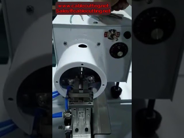 Pneumatic Wire Stripping and Twisting Machine for Industrial Automation