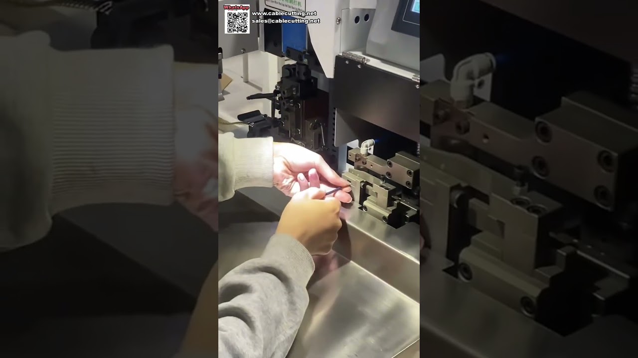 精密多芯電線剝線壓接機，初學者也能輕鬆操作線束
