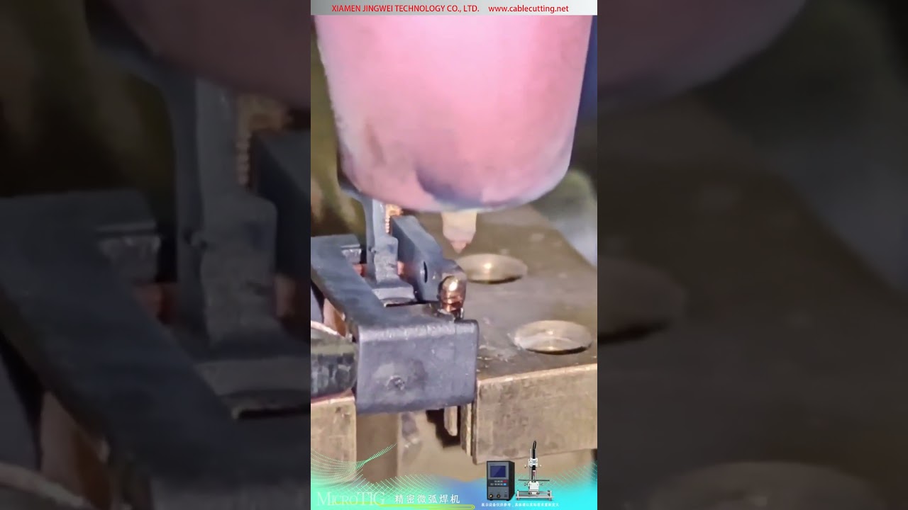 微型 TIG 電弧銲機 — 繼電器線圈漆包線非接觸熔球銲接
