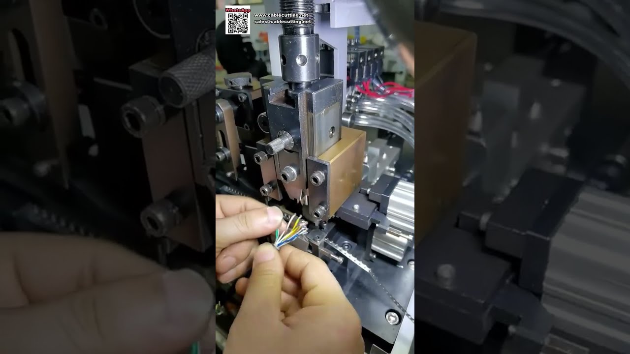 臥式剝線壓接機 — 1.0mm 端子精密加工