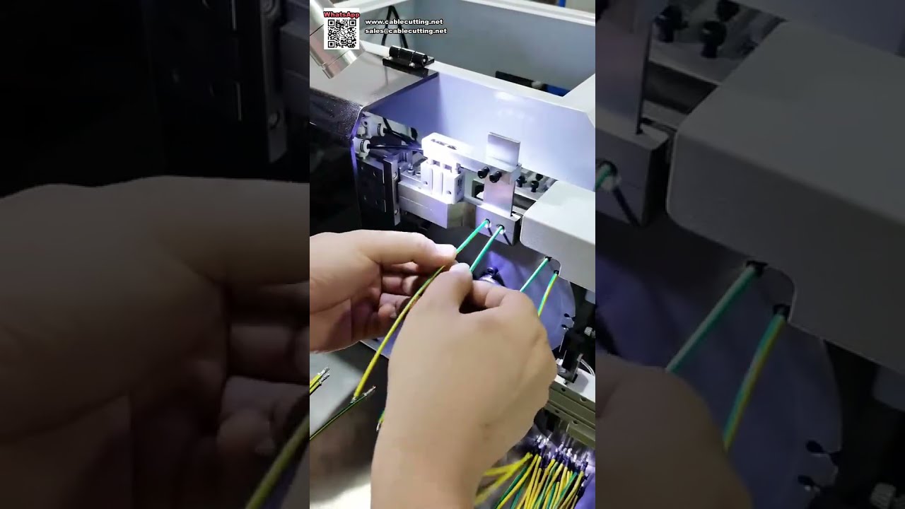 熱縮管自動穿管與烘烤機 — 穿管收縮一次連續完成