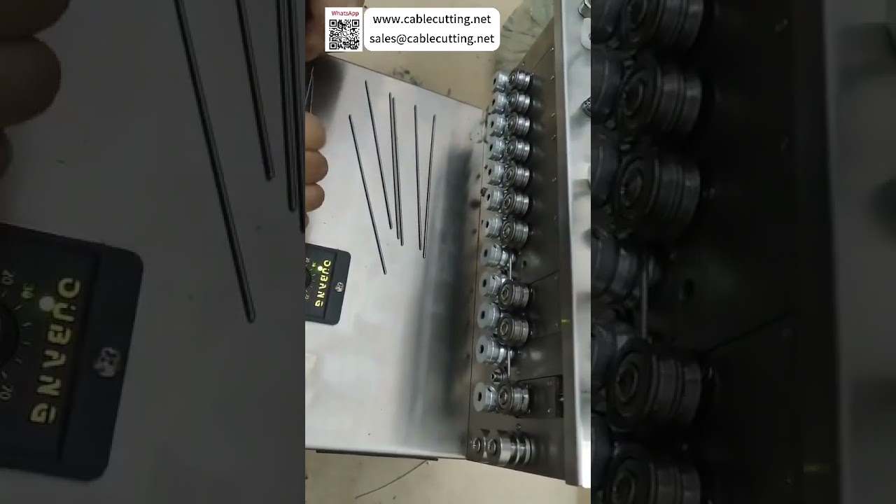 電動金屬棒材矯直機，用於2mm直徑鋁棒的精確校直
