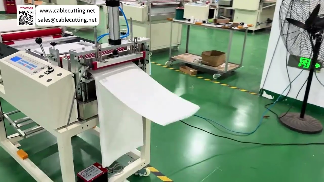 飯店美髮沙龍一次性毛巾加工機製造設備設定操作