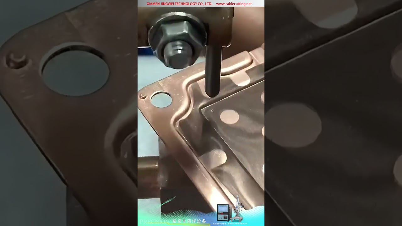 精密電阻焊機 — 均熱板銅網組件焊接
