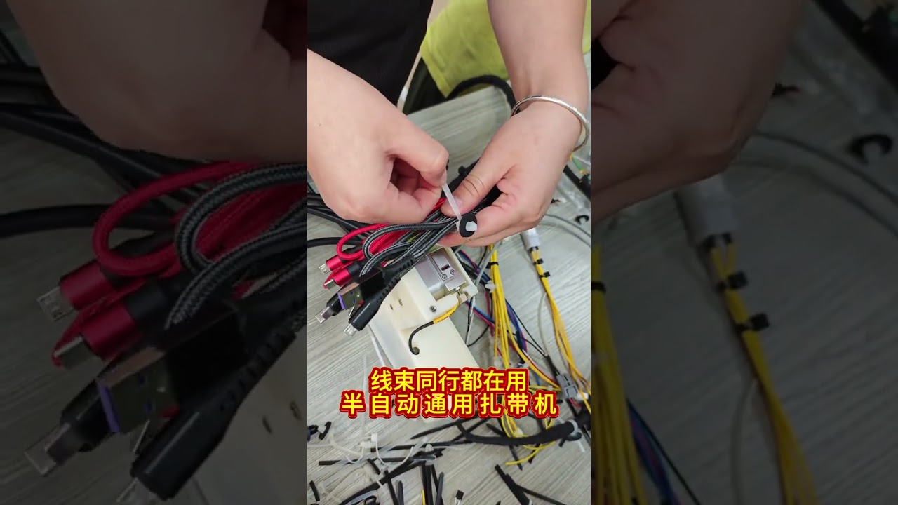 業界最愛的半自動束線帶工具，線束加工的首選