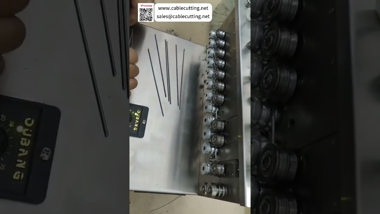 高品質電動金屬棒材矯直機，專為2mm細鋁材精準整平設計