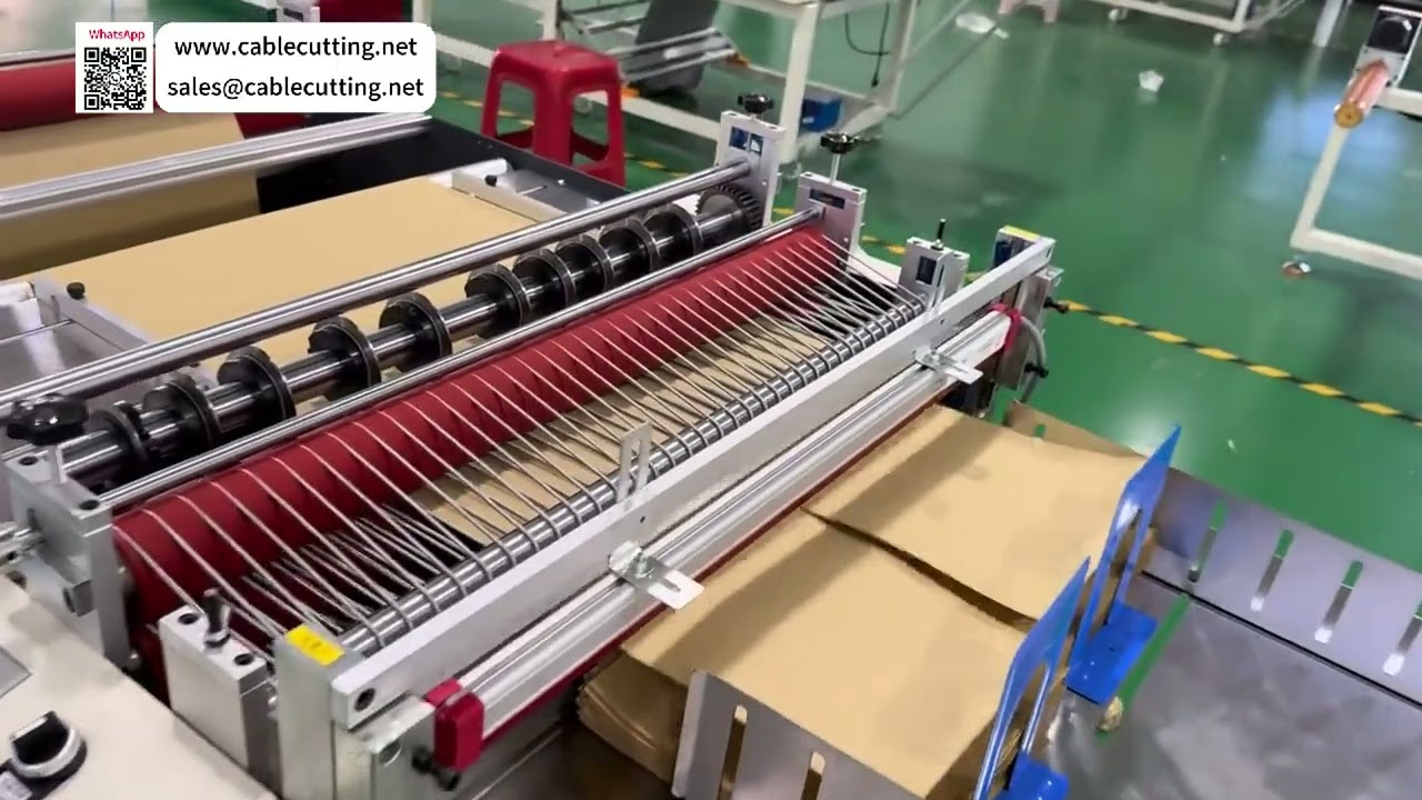 500公斤氣動上料分條裁切機｜自動化作業設定與精密加工工具