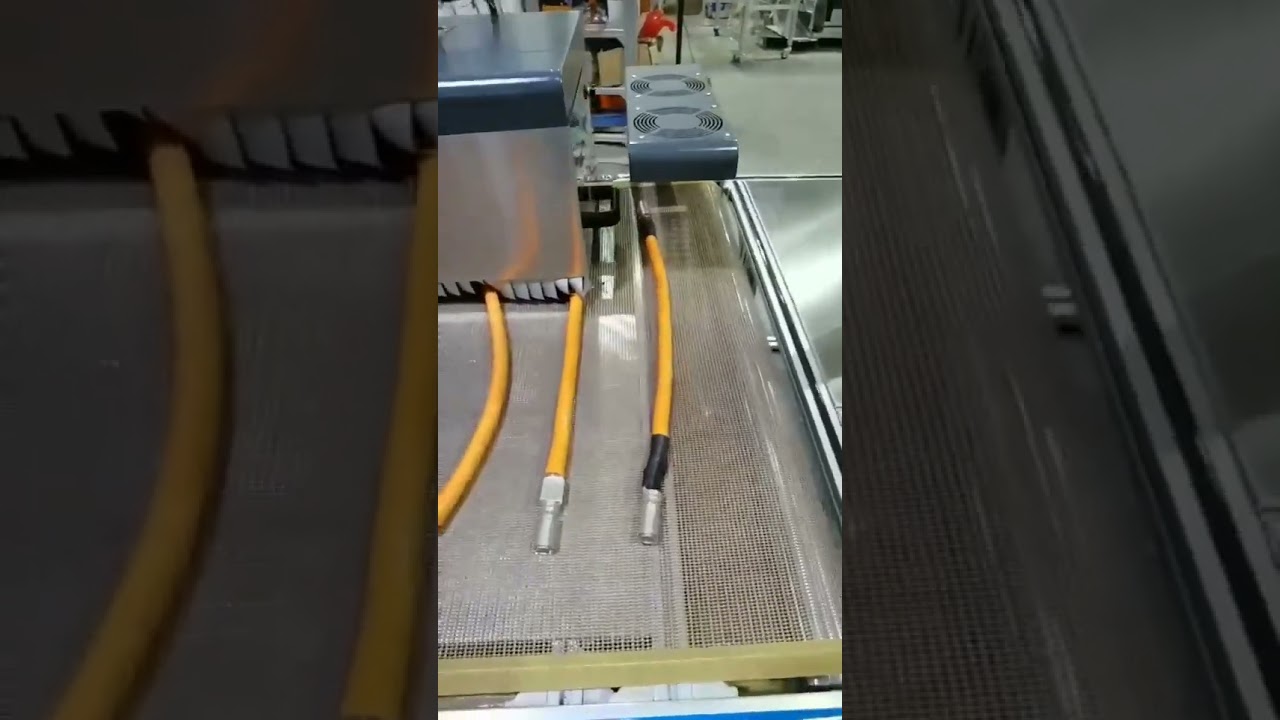 紅外線加熱線束熱縮管收縮機｜電子線束局部收縮設備