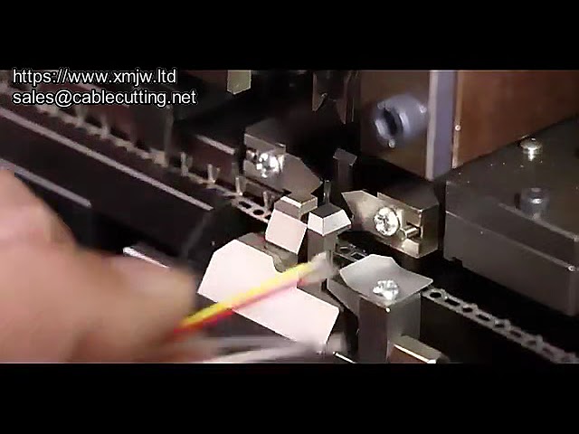 全自動電線裁切剝皮壓著端子機｜高效線束加工設備
